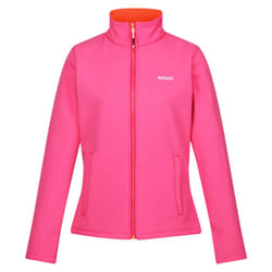 Regatta Womens/Ladies Connie V Softshell Walking Jacket - 14 UK, Flamingo Pink/Satsuma