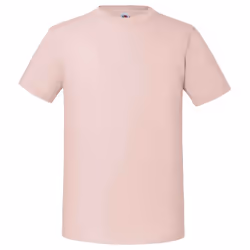 Fruit Of The Loom Mens Iconic 195 Ringspun Premium Tshirt - L UK, Powder Rose