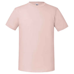 Fruit Of The Loom Mens Iconic 195 Ringspun Premium Tshirt - L UK, Powder Rose