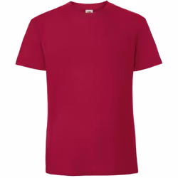 Fruit Of The Loom Mens Iconic 195 Ringspun Premium Tshirt - XL UK, Cranberry
