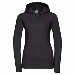 Russell Womens/Ladies Authentic Hoodie - 12 UK, Black