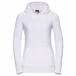 Russell Womens/Ladies Authentic Hoodie - 14 UK, White