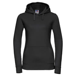 Russell Womens/Ladies Authentic Hoodie - 8 UK, Black