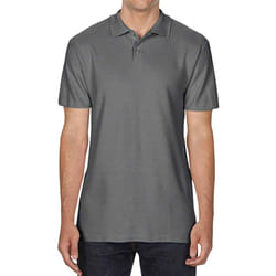 Gildan Unisex Adult Softstyle Polo Shirt - 3XL, Charcoal