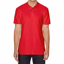 Gildan Unisex Adult Softstyle Polo Shirt - 3XL, Red