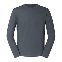 Russell Mens Classic Long-Sleeved T-Shirt - 4XL, Convoy Grey