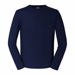 Russell Mens Classic Long-Sleeved T-Shirt - 4XL, French Navy