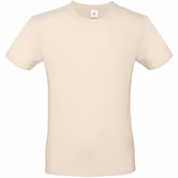 B&C Collection Mens Tee - XS, Natural