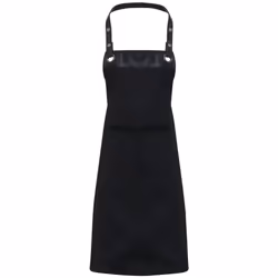 Premier Unisex Adult Espresso Full Apron - One Size, Black/Black