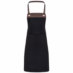 Premier Unisex Adult Espresso Full Apron - One Size, Black/Brown