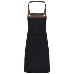 Premier Unisex Adult Espresso Full Apron - One Size, Black/Brown