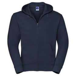 Russell Mens Authentic Full Zip Hoodie - M, French Navy