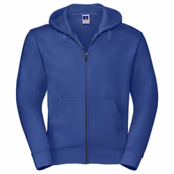 Russell Mens Authentic Full Zip Hoodie - XL, Bright Royal Blue