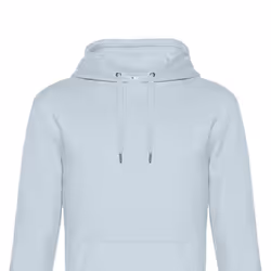 B&C Mens King Hoodie - L, Pure Sky