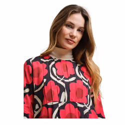 Regatta Womens/Ladies Orla Floral Lightweight Breathable Blouse - 10 UK, Apple Blossom Pink