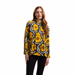 Regatta Womens/Ladies Orla Floral Lightweight Breathable Blouse - 14 UK, Apple Blossom Yellow