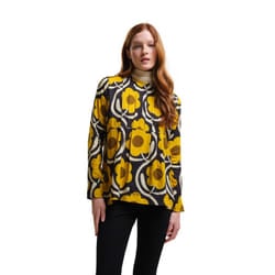 Regatta Womens/Ladies Orla Floral Lightweight Breathable Blouse - 14 UK, Apple Blossom Yellow