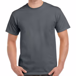 Gildan Adults Unisex Heavy Cotton T Shirt - 3XL, Charcoal