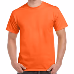 Gildan Adults Unisex Heavy Cotton T Shirt - 3XL, Orange