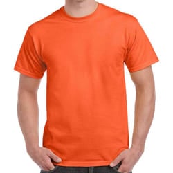 Gildan Adults Unisex Heavy Cotton T Shirt - 3XL, Orange