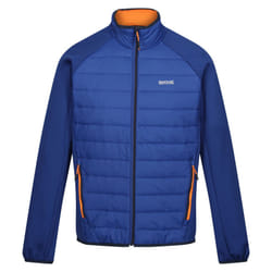 Regatta Mens Clumber IV Full Zip Hybrid Jacket - L, New Royal/Persimmon