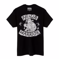 TMNT Mens Ninja Warrior T-Shirt - S, Black