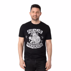 TMNT Mens Ninja Warrior T-Shirt - XXL, Black