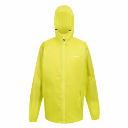 Regatta Mens Pack It III Waterproof Jacket - L, Citron Lime