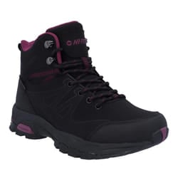 Hi-Tec Womens/Ladies Jackdaw Waterproof Mid Cut Boots - 11 UK, Black/Burgundy
