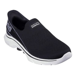 Skechers Womens/Ladies Go Walk 7 - Mia Trainers - 5 UK, Black/White