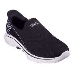 Skechers Womens/Ladies Go Walk 7 - Mia Trainers - 6 UK, Black/White
