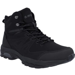 Hi-Tec Mens Jackdaw Waterproof Mid Cut Boots - 7 UK, Black/Carbon Grey