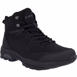 Hi-Tec Mens Jackdaw Waterproof Mid Cut Boots - 13 UK, Black/Carbon Grey