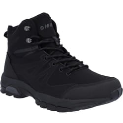Hi-Tec Mens Jackdaw Waterproof Mid Cut Boots - 13 UK, Black/Carbon Grey