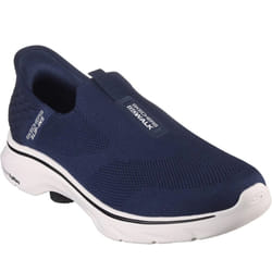 Skechers Mens Go Walk 7 - Easy On 2 Shoes - 7 UK, Navy