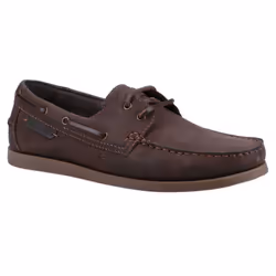 Cotswold Mens Bartrim Leather Boat Shoes - 11 UK, Brown