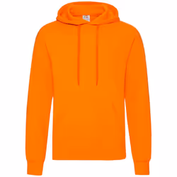 Fruit Of The Loom Unisex Adults Classic Hooded Sweatshirt - S, Orange