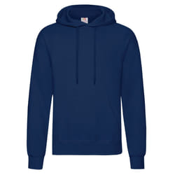 Fruit Of The Loom Unisex Adults Classic Hooded Sweatshirt - S, Navy