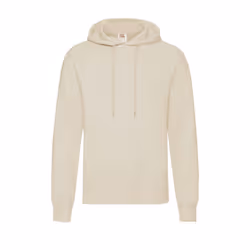 Fruit Of The Loom Unisex Adults Classic Hooded Sweatshirt - L, Natural