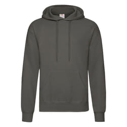 Fruit Of The Loom Unisex Adults Classic Hooded Sweatshirt - S, Light Graphite