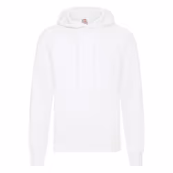 Fruit Of The Loom Unisex Adults Classic Hooded Sweatshirt - S, White