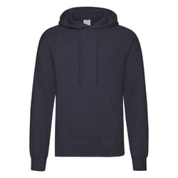 Fruit Of The Loom Unisex Adults Classic Hooded Sweatshirt - S, Deep Navy