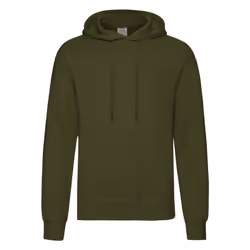 Fruit Of The Loom Unisex Adults Classic Hooded Sweatshirt - S, Classic Olive