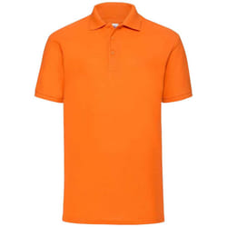 Fruit of the Loom Mens 65/35 Polo Shirt - XL, Orange