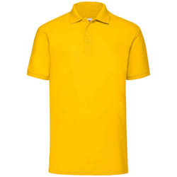 Fruit of the Loom Mens 65/35 Polo Shirt - XXL, Sunflower