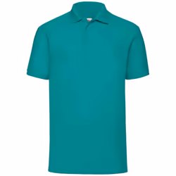 Fruit of the Loom Mens 65/35 Polo Shirt - M, Emerald