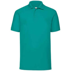Fruit of the Loom Mens 65/35 Polo Shirt - M, Emerald