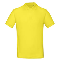B&C Collection Mens Inspire Polo Shirt - S, Solar Yellow
