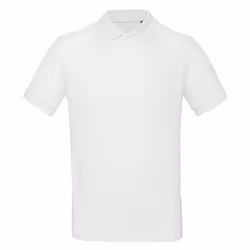 B&C Collection Mens Inspire Polo Shirt - S, White