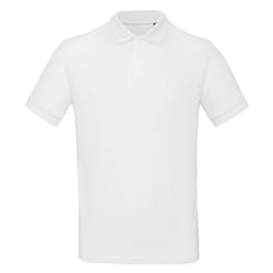 B&C Collection Mens Inspire Polo Shirt - S, White